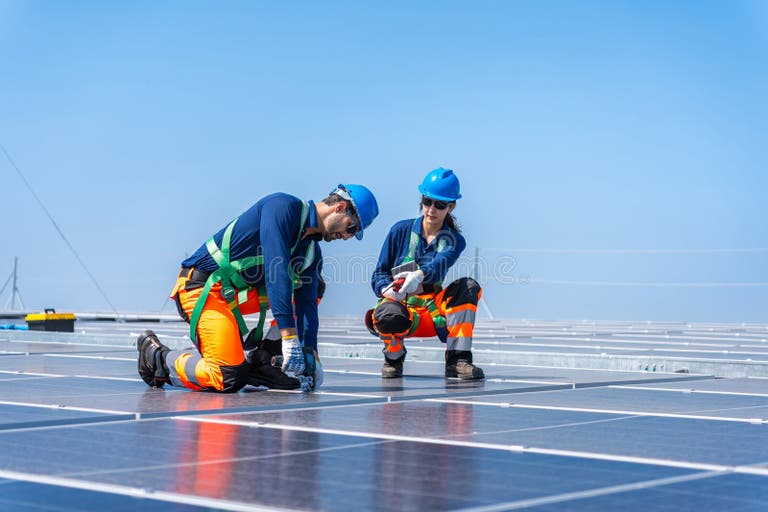 Hệ thống điện mặt trời lắp đặt gọn gàng, bền và tối ưu hiệu suất