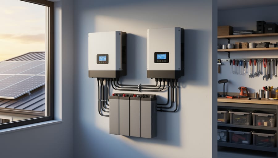 Pin lưu trữ và inverter hybrid cần được đồng bộ để hệ thống vận hành ổn định.