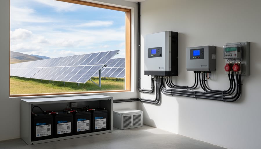 Minh họa cách chọn cấu hình máy phát điện solar theo nhu cầu sử dụng.